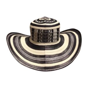 Sombrero Vueltiao Tradicional Fibra 21, Incluye Correa De Ajuste En Caña Flecha