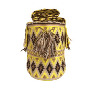 Mochila Wayuú Tradicional Con Diseño Étnico