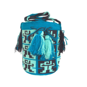 Mochila Wayuú Tradicional Con Diseño Étnico