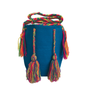 Mochila Wayuú Tradicional Unicolor Grande