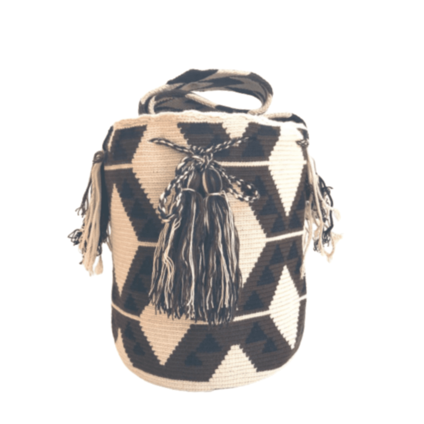 Mochila Wayuú Tradicional Con Diseño Étnico
