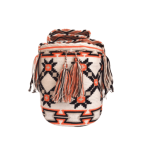 Mochila Wayuú Tradicional Con Diseño Étnico