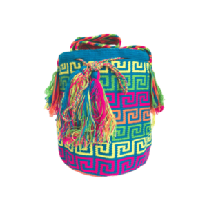 Mochila Wayuú Tradicional Con Diseño Etnico
