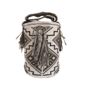 Mochila Wayuú Tradicional Con Diseño Étnico