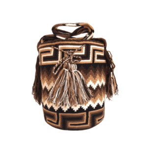 Mochila Wayuú Tradicional Con Diseño Étnico