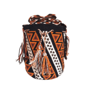 Mochila Wayuú Tradicional Con Diseño Étnico