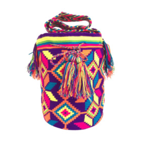 Mochila Wayuú Tradicional Con Diseño Étnico