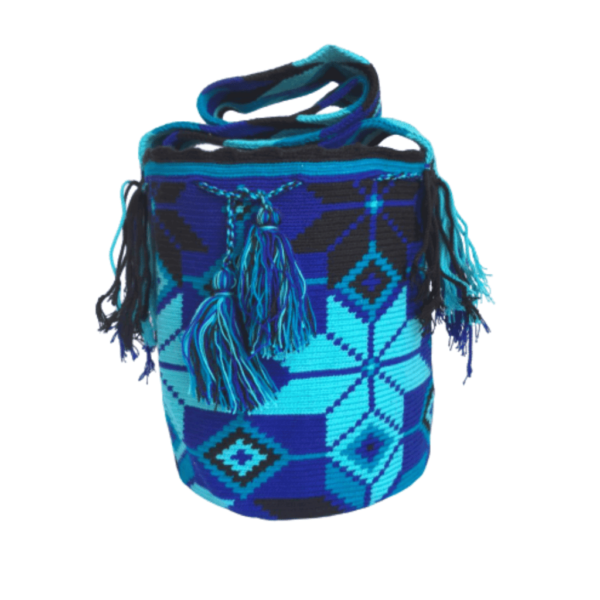 Mochila Wayuú Tradicional Con Diseño Étnico