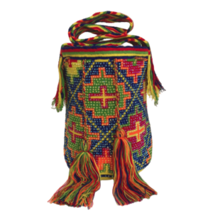 Mochila Wayuú Tradicional Recamada En Pedreria