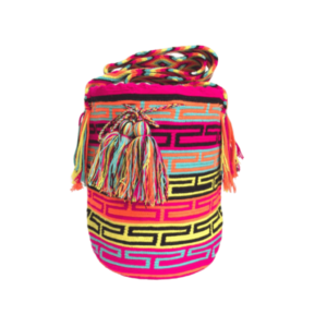 Mochila Wayuú Tradicional Con Diseño Étnico