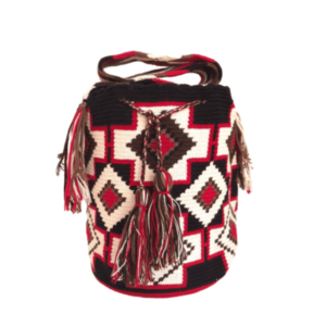 Mochila Wayuú Tradicional Con Diseño Étnico