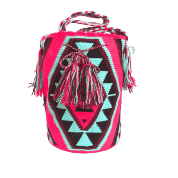 Mochila Wayuú Tradicional Con Diseño Etnico