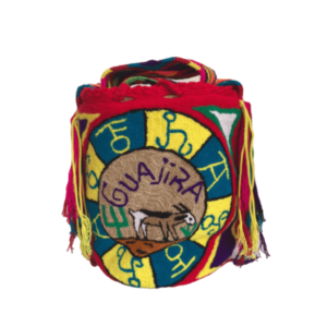 Mochila Wayuú Tapizada Diseño Castas De Las Comunidades Wayuú