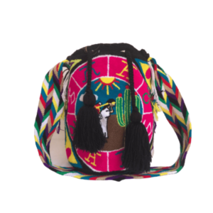 Mochila Wayuú Tapizada Diseñada Con Las Castas De Las Diferentes Comunidades Wayuú