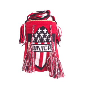 Mochila Wayuú Diseño Juniorista Fondo Rojo 9° Estrella