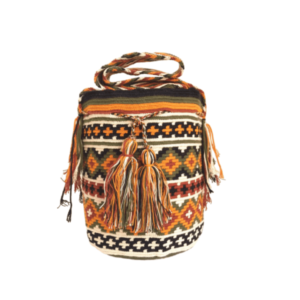 Mochila Wayuú Tradicional Con Diseño Etnico