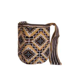 Mochila Wayuú Tejido Fino Con Diseño