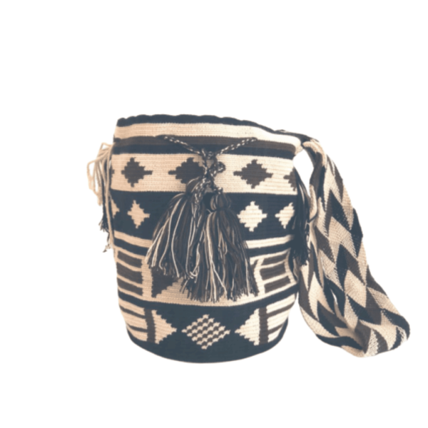 Mochila Wayuú Tradicional Con Diseño Etnico