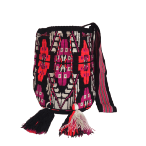 Mochila Wayuú Tejido Fino Con Diseño Extragrande