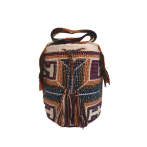 Mochila Wayuú Tradicional Recamada En Pedreria