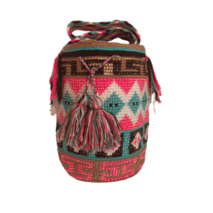 Mochila Wayuú Tradicional Recamada En Pedreria