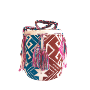 Mochila Wayuú Tradicional Con Diseño Etnico