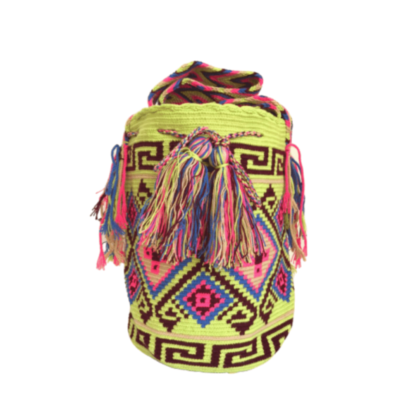 Mochila verde fosfore