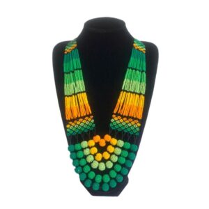 Collar Diseño Inspirado En La Hamaca Grande Y Complementado Con Figuras Etnicas