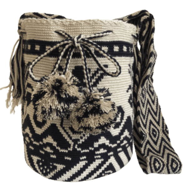 Mochila Wayuú Tradicional Con Diseño Étnico