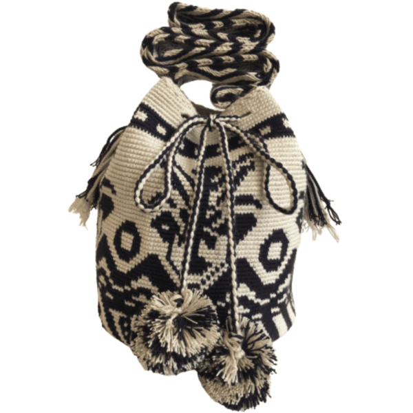 Mochila Wayuú Tradicional Con Diseño Étnico