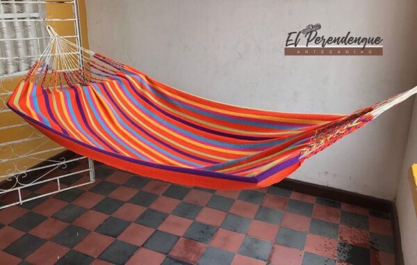 Tradicional Hamaca San Jacintera Paleteada Diseño Tradicional