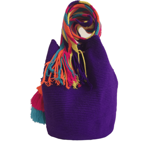 Mochila Wayuú Tradicional Unicolor