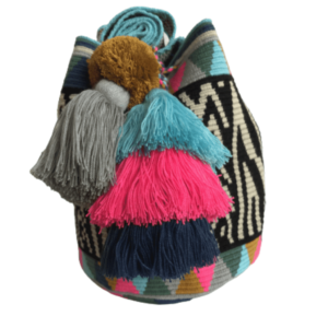 Mochila Wayuú Tradicional Con Diseño Étnico