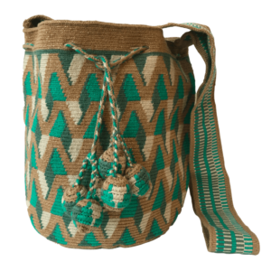 Mochila Wayuú Tejido Fino Gasa Paleteada