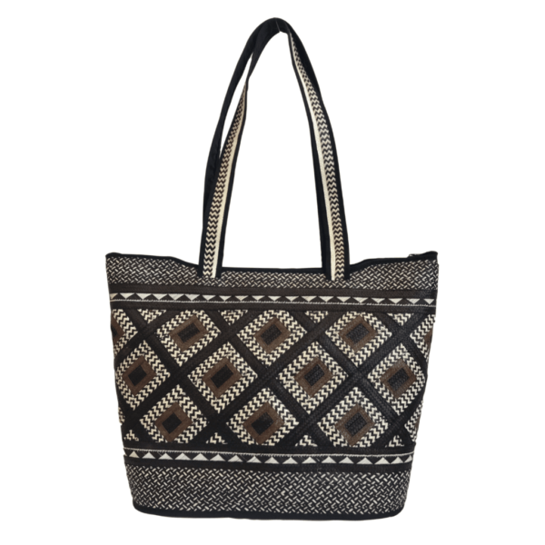 Bolso Caña Flecha Grande Diseño Rombo