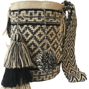 Mochila Wayuú Tradicional Recamada En Pedrería