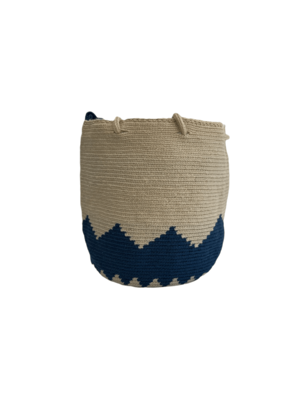 Mochila Wayuu Mediana Tradicional Gasa Paleteada - Imagen 2