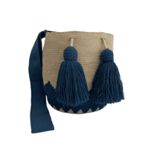 Mochila Wayuu Mediana Tradicional Gasa Paleteada