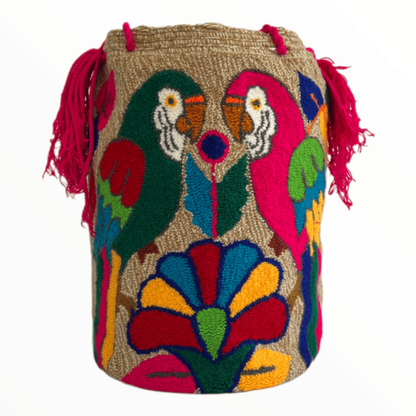 mochila wayuu tapizada grande
