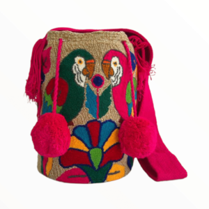 mochila wayuu tapizada grande