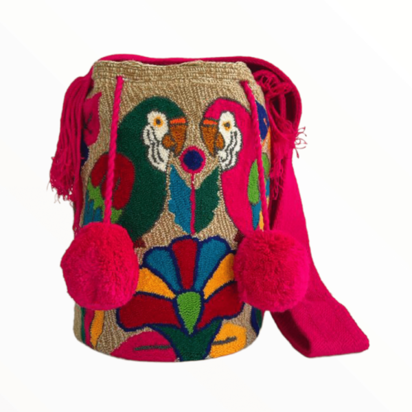 mochila wayuu tapizada grande