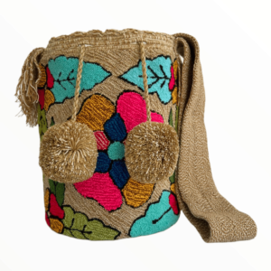 mochila wayuu tapizada grande