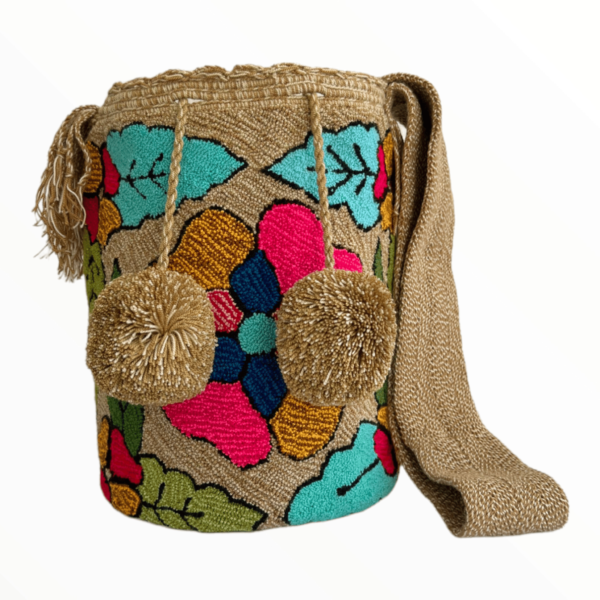mochila wayuu tapizada grande