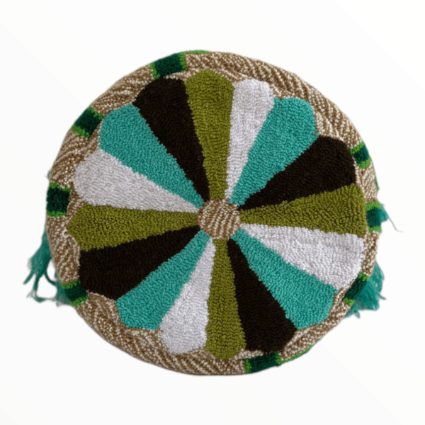 Mochila Wayuu Tapizada Grande Diseño Pájaro - Imagen 3