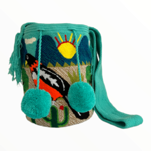 mochila wayuu tapizada grande