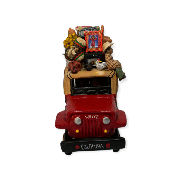 Jeep Willys Tradicional Grande En Arcilla