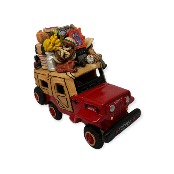 Jeep Willys Tradicional Grande En Arcilla