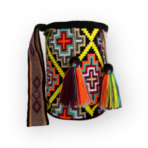 Mochila Wayuu Tradicional Grande Diseño Étnico