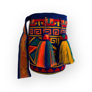 Mochila Wayuu Tradicional Grande Diseño Étnico