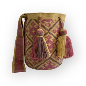 Mochila Wayuu Tradicional Grande Diseño Étnico